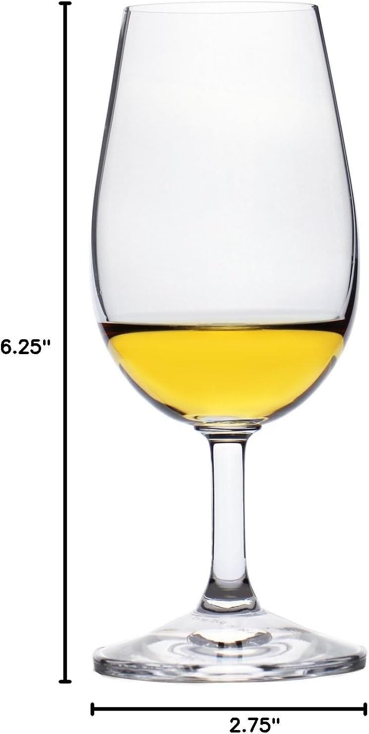 Architectural Digest 2022 Best Glass, Set of 12 European, Lead-Free Crystalline INAO Wine Tasting Glasses, Perfect for Wine Tasting Events, 7 Fl. Oz., A Favorite of Professional Wine Tasting Rooms