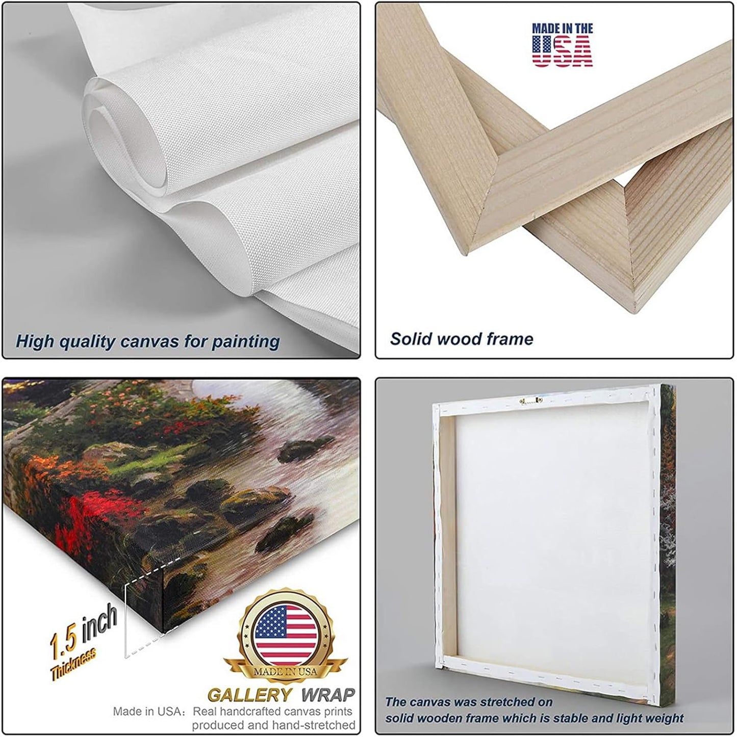 Wewejia Custom Canvas Prints with Your Photos for Family, 40x20inch Personalized Canvas Picture Wall Prints Best Custom Wall Decor for Living Room Bedroom Dining Room Office Easy to hang