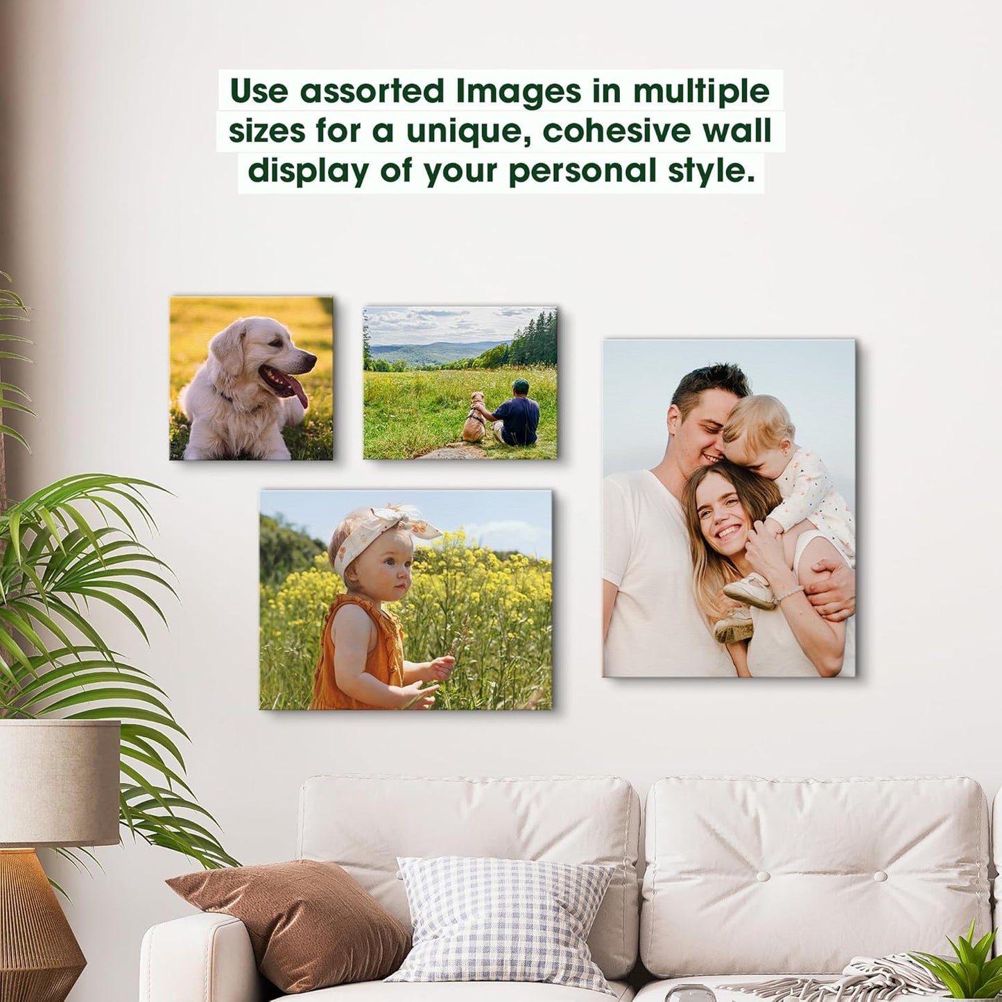 Custom Canvas Prints with Your Photos – Personalized Picture To Canvas Wall Art, Perfect for Home Decor, Gifts & Keepsakes, Ready to Hang (11" L x 14" W x .75”D, Brazillian Barnwood)
