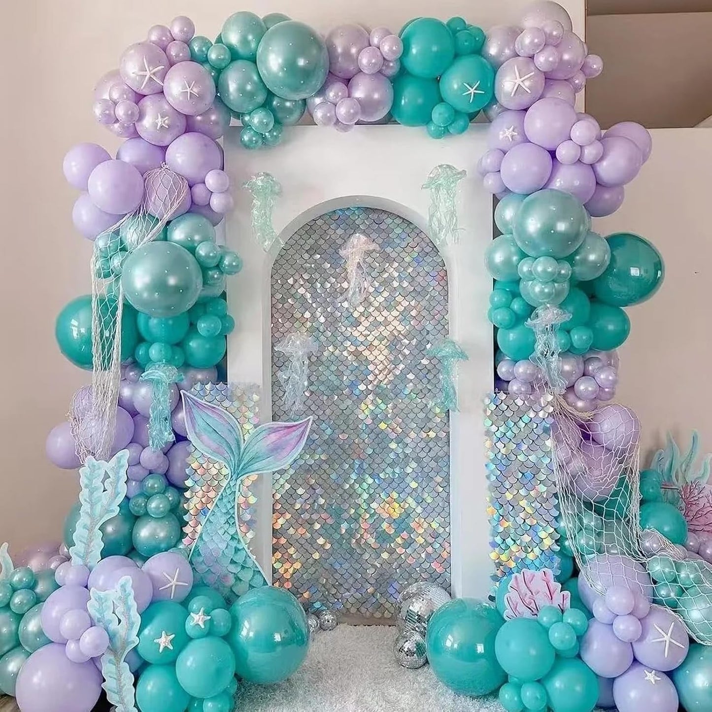 130pcs Pastel Purple Balloons Different Sizes 18" 12" 10" 5" Light Purple Latex Balloon Garland Arch Kit for Birthday Baby Shower Graduation Wedding Gender Reveal Party Decorations