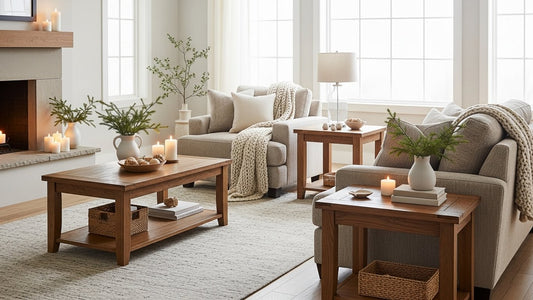 Warm Ways to Style Wood Furniture for Winter