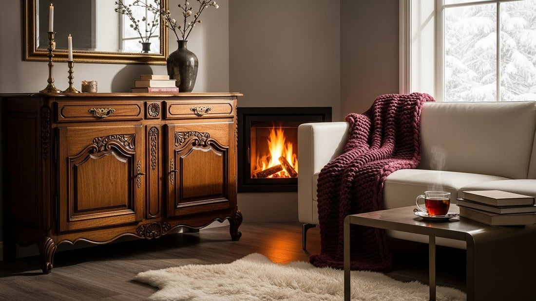 Mixing Old and New Furniture for a Collected Home Look