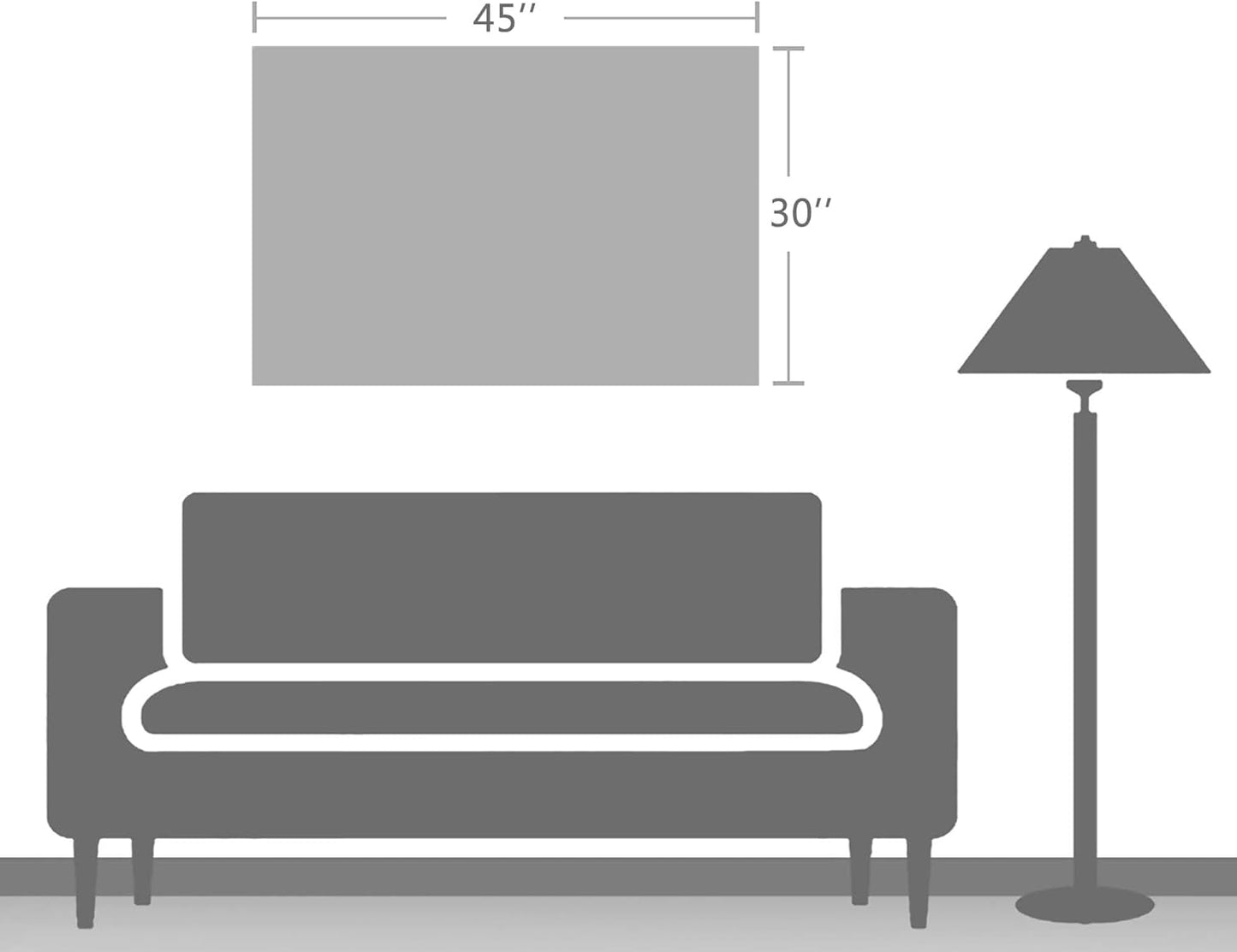 cozy country Coastal Wall Art 45"x30" - Beach Pictures Ocean Canvas Decor - Nautical Artwork Seascape Hand Painting for Living Room, Sea House