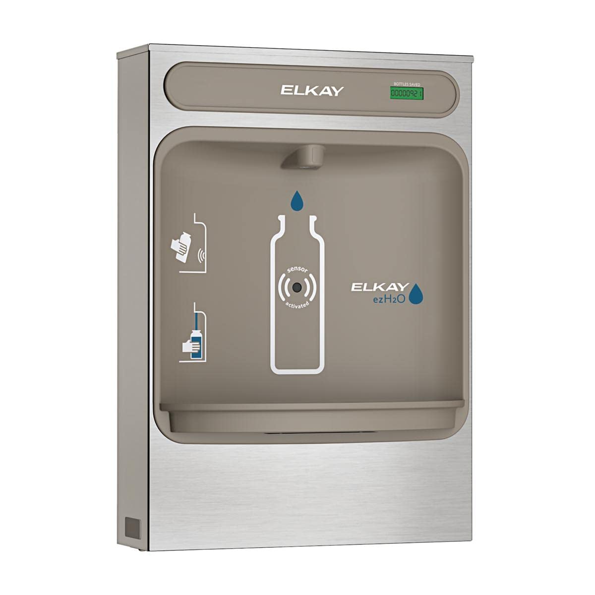 Elkay EZWSSM ELKAY COMMERCIAL Filling Station Surface Mount Stainless Steel