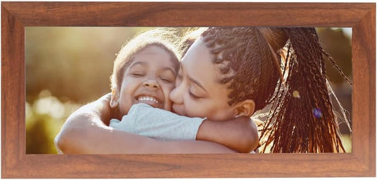 BuildASign Custom Canvas Prints with Your Photos – Personalized Picture To Canvas Wall Art, Perfect for Home Decor, Gifts & Keepsakes, Ready to Hang (12" L x 36" W x .75”D, Classic Brown)