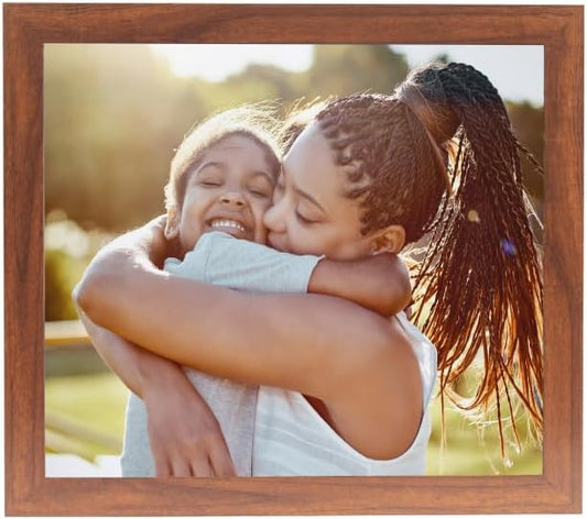 BuildASign Custom Canvas Prints with Your Photos – Personalized Picture To Canvas Wall Art, Perfect for Home Decor, Gifts & Keepsakes, Ready to Hang (18" L x 24" W x .75”D, Classic Brown)
