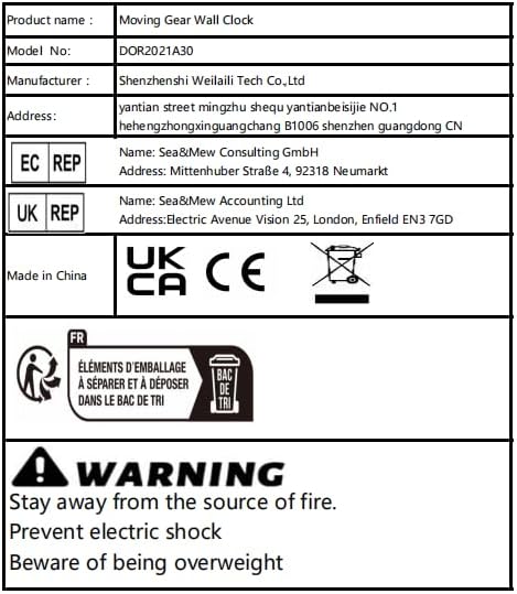 DORBOKER 30" Large Wall Clock Moving Gears,Oversized Industrial Rustic Farmhouse Clocks for Living Room Decor Office Home, Solid Wood Retro Metal HD Tempered Glass Cover,Desert Beige
