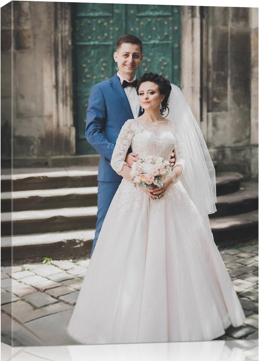 AbcCustomize Canvas Prints with Your Photos, Custom Canvas for Living Room and Bedroom Decor, Personalized gifts for Friends Lover and Family, Canvas Wall Art for Gifts & Keepsakes, Ready to Hang