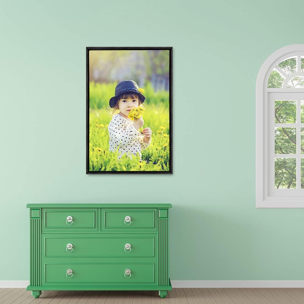 wall26 Framed Custom Canvas Wall Art for Living Room, Bedroom Canvas Prints for Home Decoration Ready to Hang - 24"x36", Black Frame