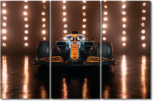 Speed Sports Racing Wall Art Super Car Pictures Print on Canvas Cool Design Modern Artwork for Living Room Office Gallery Wrapped Posters and Prints Framed Ready to Hang, 42"Wx28"H