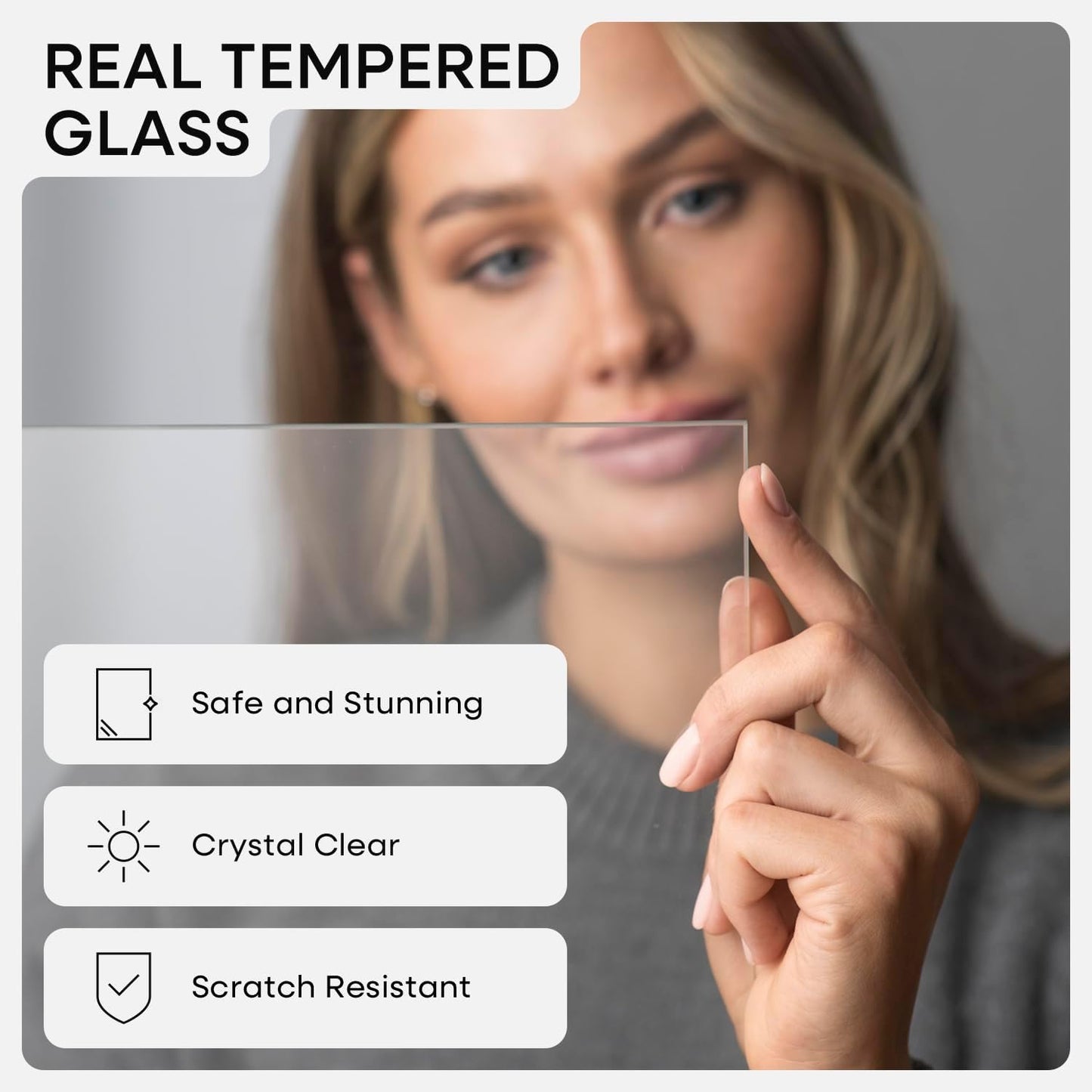 Homeforia 9x12 Black Wood Picture Frame, High End Oak 9 x 12 Frames with Mat 7 by 10 Art, 9by12 Black Wooden Frame Matted to 7x10 inch Photo, Wall or Tabletop Frame, Tempered Glass, Wall Kit, Set of 1