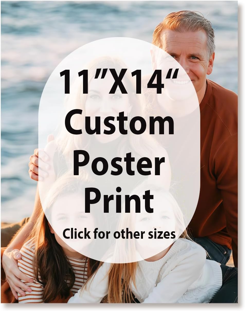 Canvas Prints With Your Photos, Custom Poster On Canvas (Unframed 11x14) Transform Your Photos Into Stunning Framed Wall Art Digitally Printed Photo To Canvas Ideal For Home Decor Gifts Keepsakes