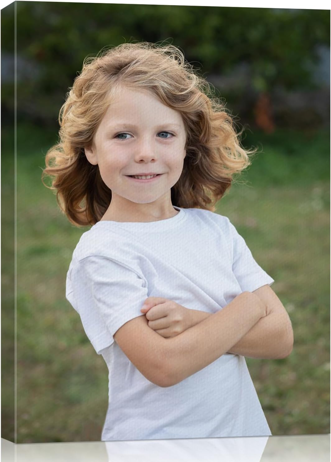 AbcCustomize Canvas Prints with Your Photos, Custom Canvas for Living Room and Bedroom Decor, Personalized gifts for Friends Lover and Family, Canvas Wall Art for Gifts & Keepsakes, Ready to Hang