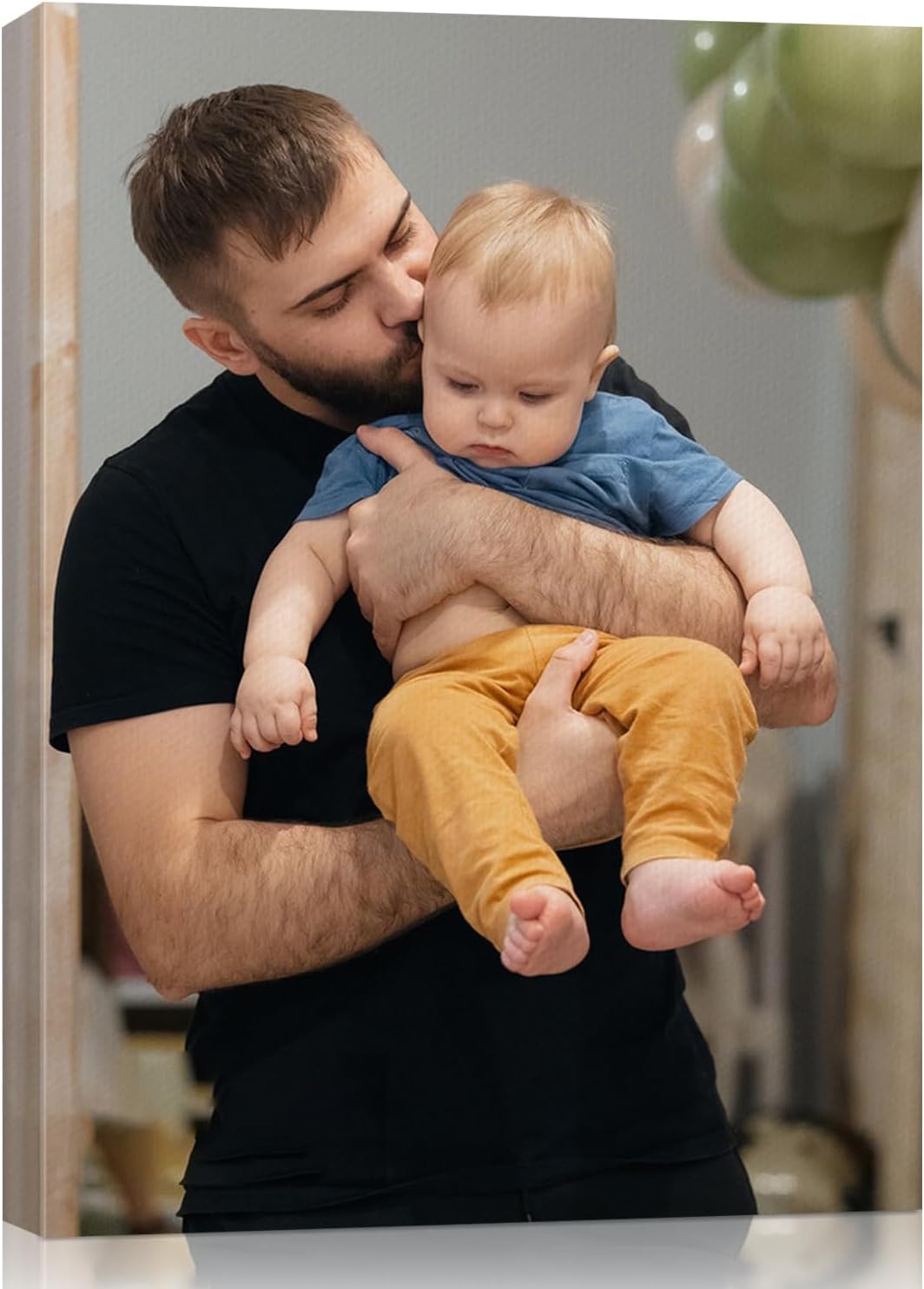 AbcCustomize Canvas Prints with Your Photos, Custom Canvas for Living Room and Bedroom Decor, Personalized gifts for Friends Lover and Family, Canvas Wall Art for Gifts & Keepsakes, Ready to Hang