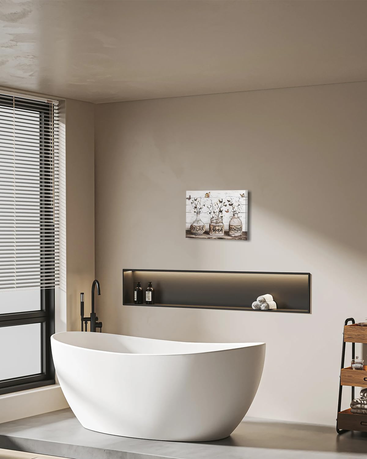 AbcCustomize Wall Art, Canvas Wall Art for Living Room Decor,Wall Decor Aesthetic, Country Nature Landscape Painting for Bedroom Bathroom Office Home Decor