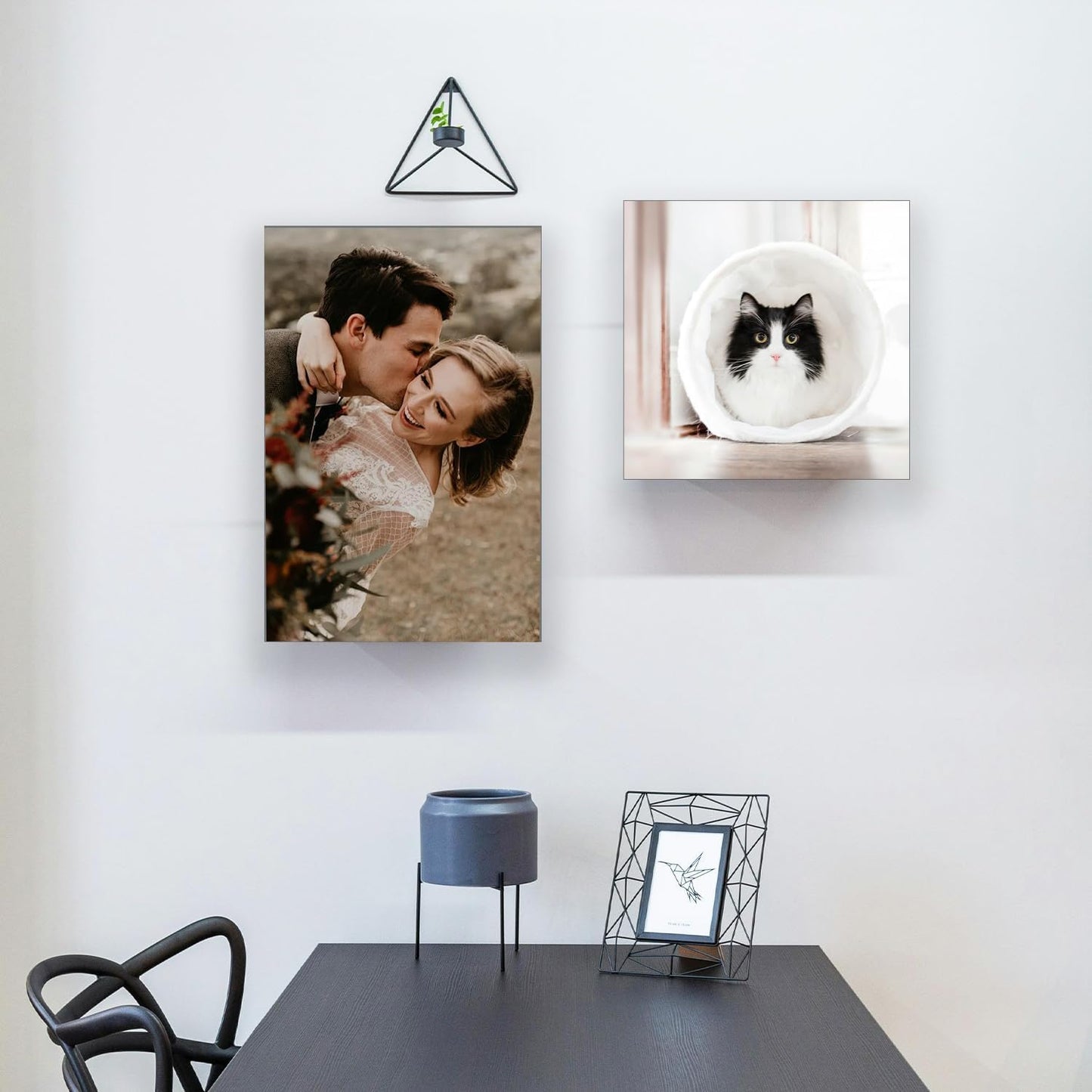 Custom Framed Canvas Prints With Your Photos-Personalized Picture To Canvas Wall Art ，Home Decoration Gifts Holiday Gifts