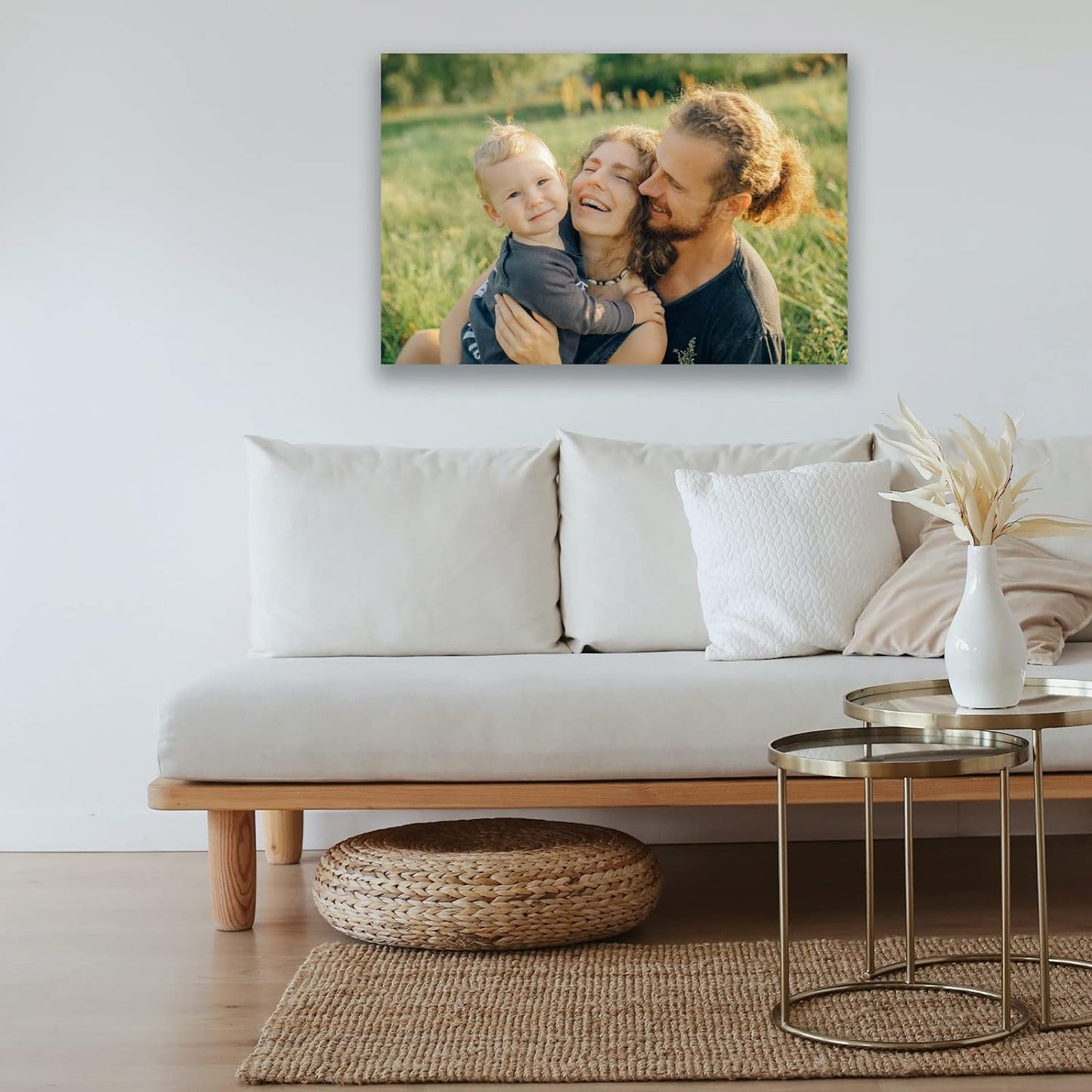 Custom Canvas Prints with Your Photos Custom Wall Art Personalized Canvas Pictures for Pet/Family Gifts for Mom/Men/Women (24''W x 36''L)