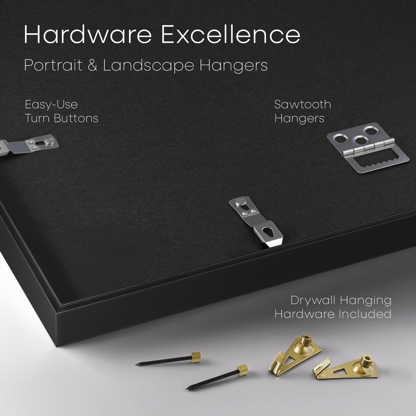 Homeforia 11x14 Diploma Frame Black, High End Metal 11 x 14 Certificate Frame with Mat 8.5 x 11 inch, 14x11 Document Frame Matted to 8.5x11, Award Graduation Frames, Tempered Glass, Wall Kit, Set of 1