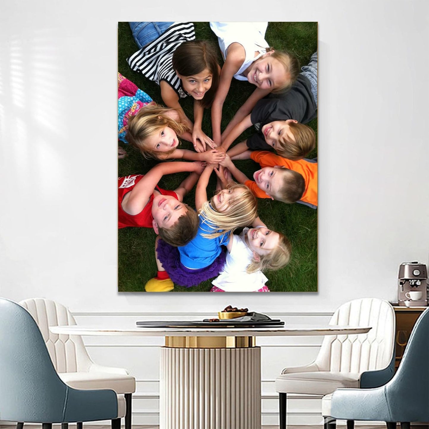 GZZFXXD Personalized Custom18''x24'' Canvas Prints with Your Photo/your Image Large Wallart Wall Decor for Bedroom Dining room Living room Children's room(Unframed)