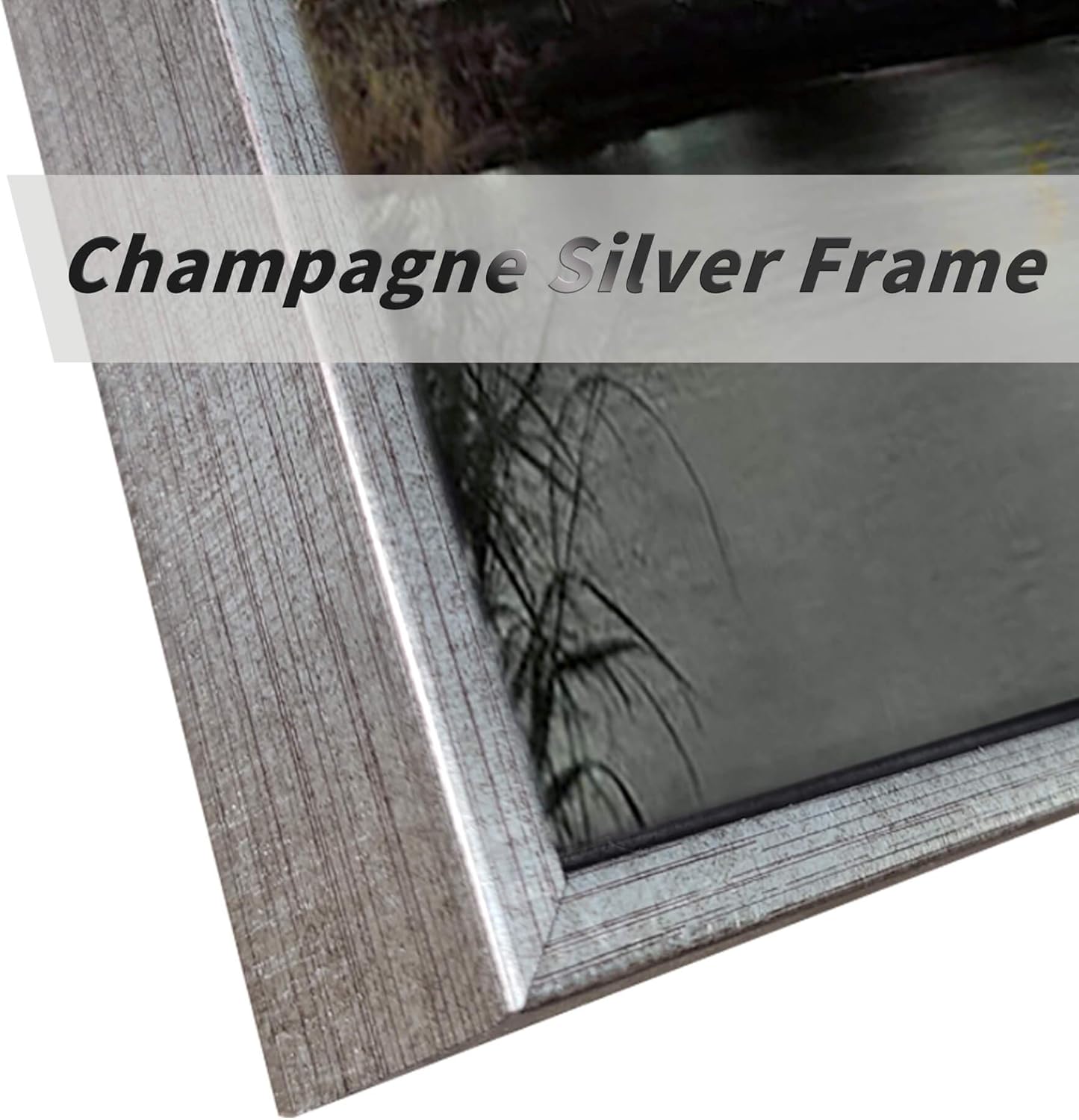 Framed Brooklyn Bridge Wall Art: Large Size New York Cityscape Skylines Night Scene Modern Picture Artwork for Home Office Decoration (48” X 24”)