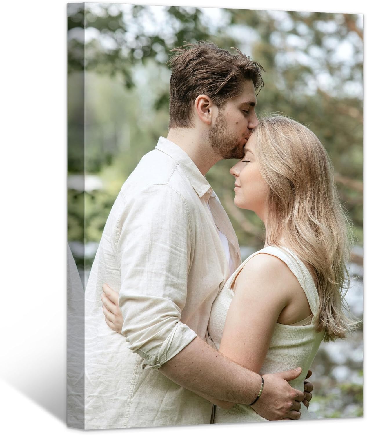 Tapuayts Personalized Custom Canvas Poster: Upload Your Image/Photo for Custom Photo-to-Poster Printing,Quality Wall Art Print (8" X 12")