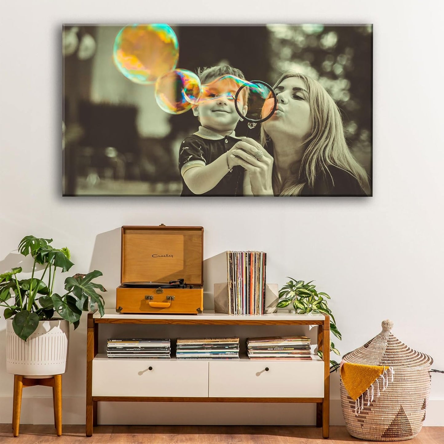 Laoife Custom Canvas Prints with Your Photos 32"x16" Wall Art, Custom photos on Canvas - Upload Your Image/Photo- Customizable photos, portraits and more, Ideal for Office, Living Room, Bedroom Wall Decor