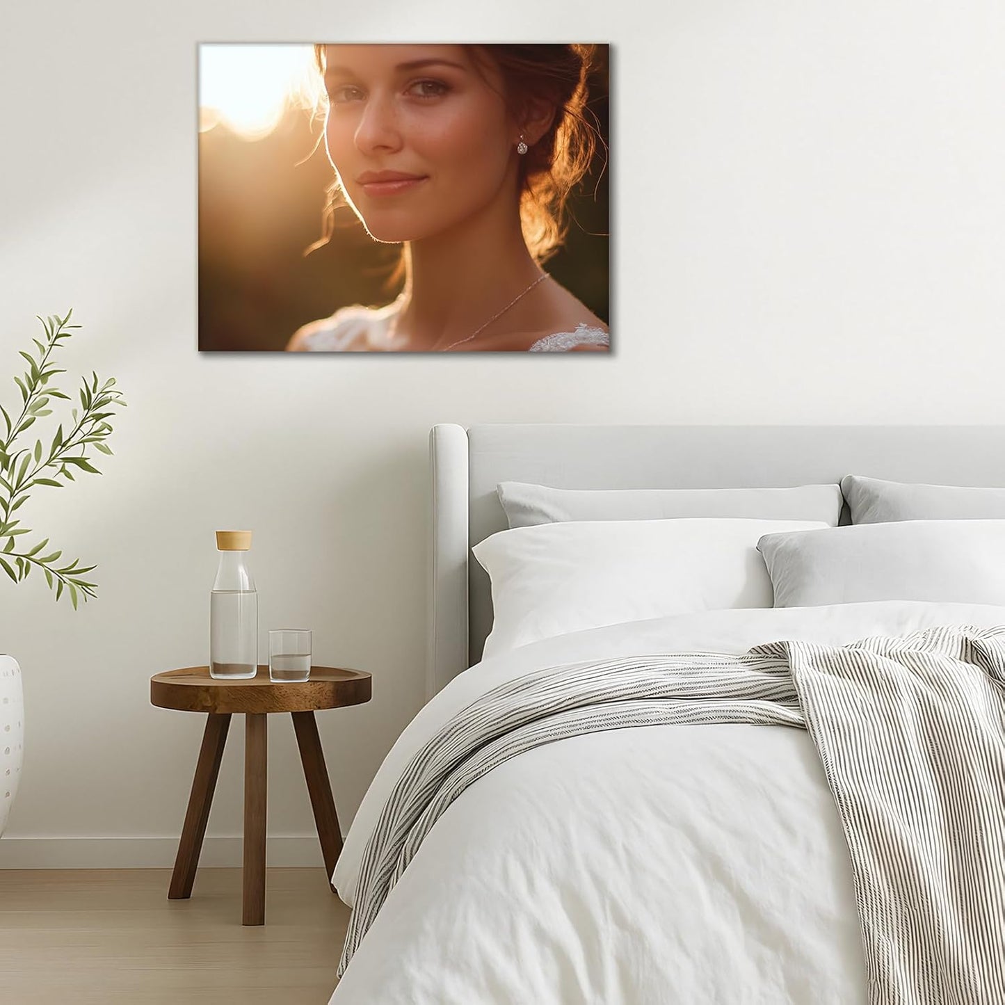 Custom Pictures Framed Prints for Living Room Custom Picture Canvas for Bedroom Decor Customize Poster Personalized Photos for The Wall 24X36in