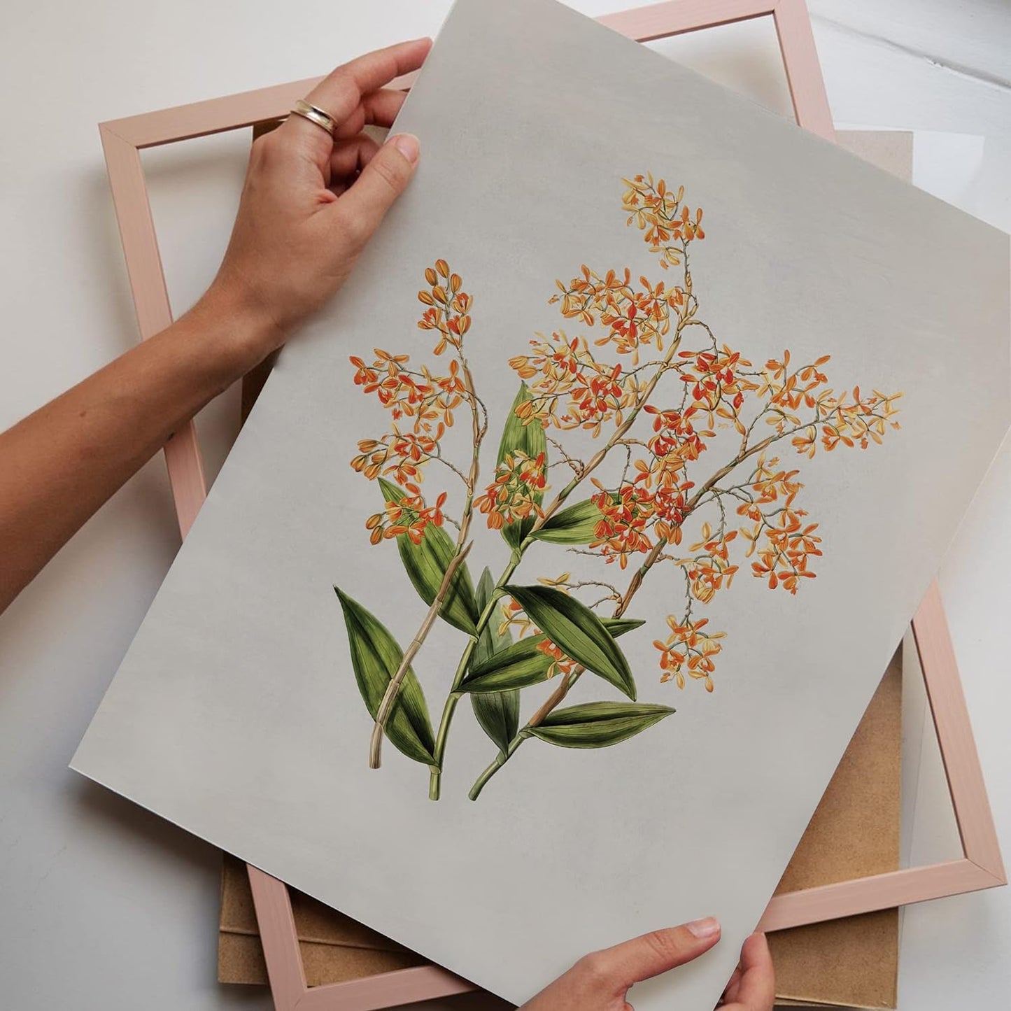 Set Of 9 French Country Prints Wall Decor - Landscape Wall Art French Country Decor, Vintage Wall Decor Gallery Wall Art, Large Bathroom Art Prints, Farmhouse Floral Vintage Art(11X14 IN UNFRAMED)