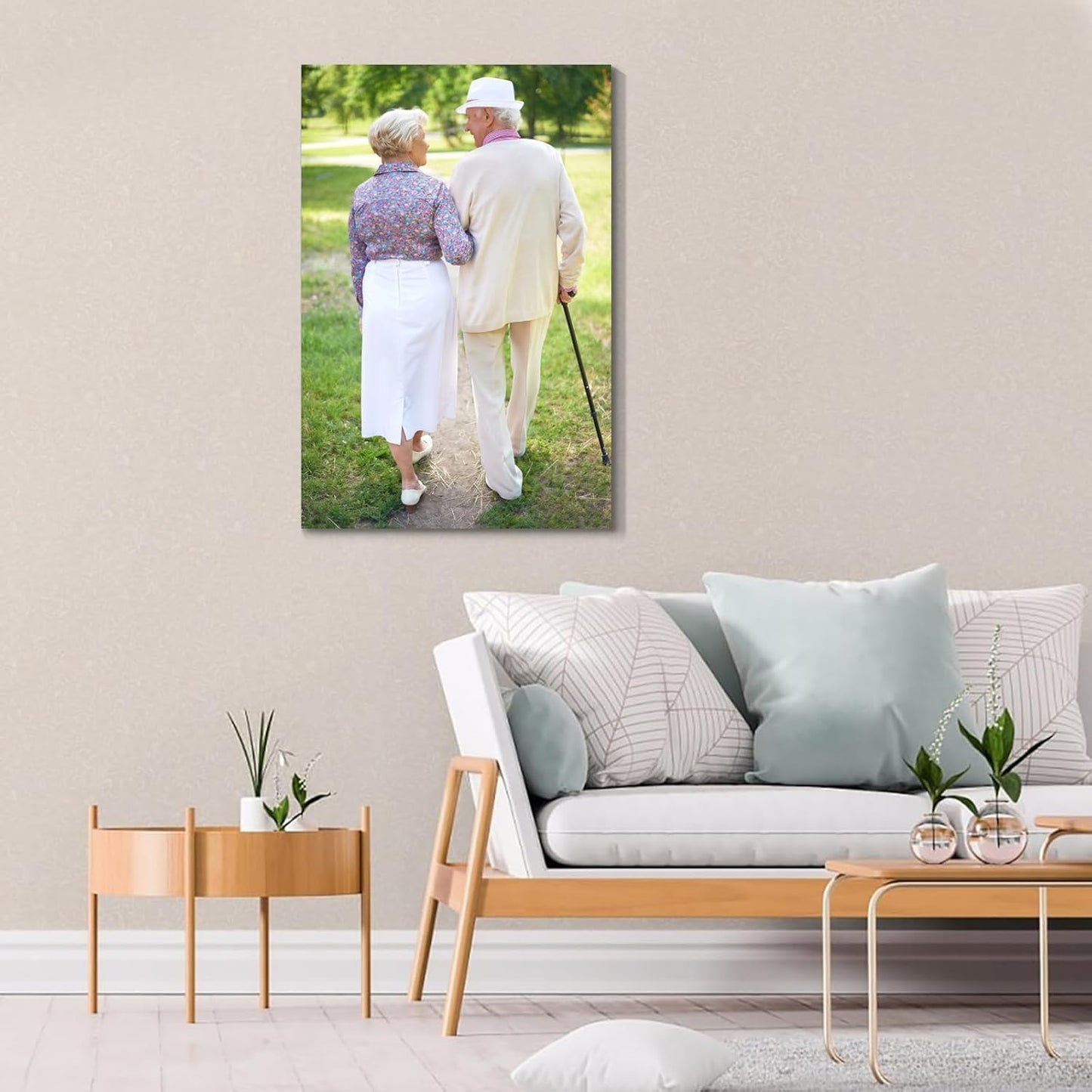 Wewejia Custom Canvas Prints with Your Photos 32x48inch - Custom Personalized Canvas Photo Gifts for Family Baby Pets Home Decor