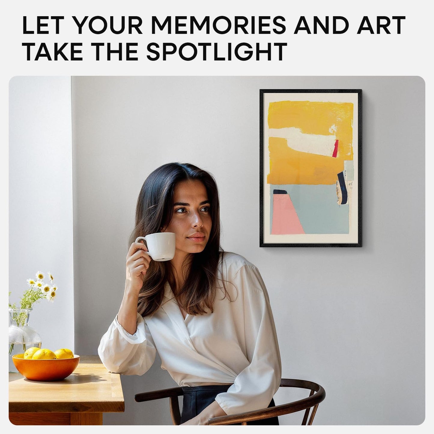 Homeforia 14x22 Frame Black Wood, High End Oak 14x22 Picture Frames with Mat 12x16 Photo, 14 x 22 Wooden Poster Frame Matted to 12 by 16 Print, 22x14 Hanging Frames, Tempered Glass, Wall Kit, Set of 1