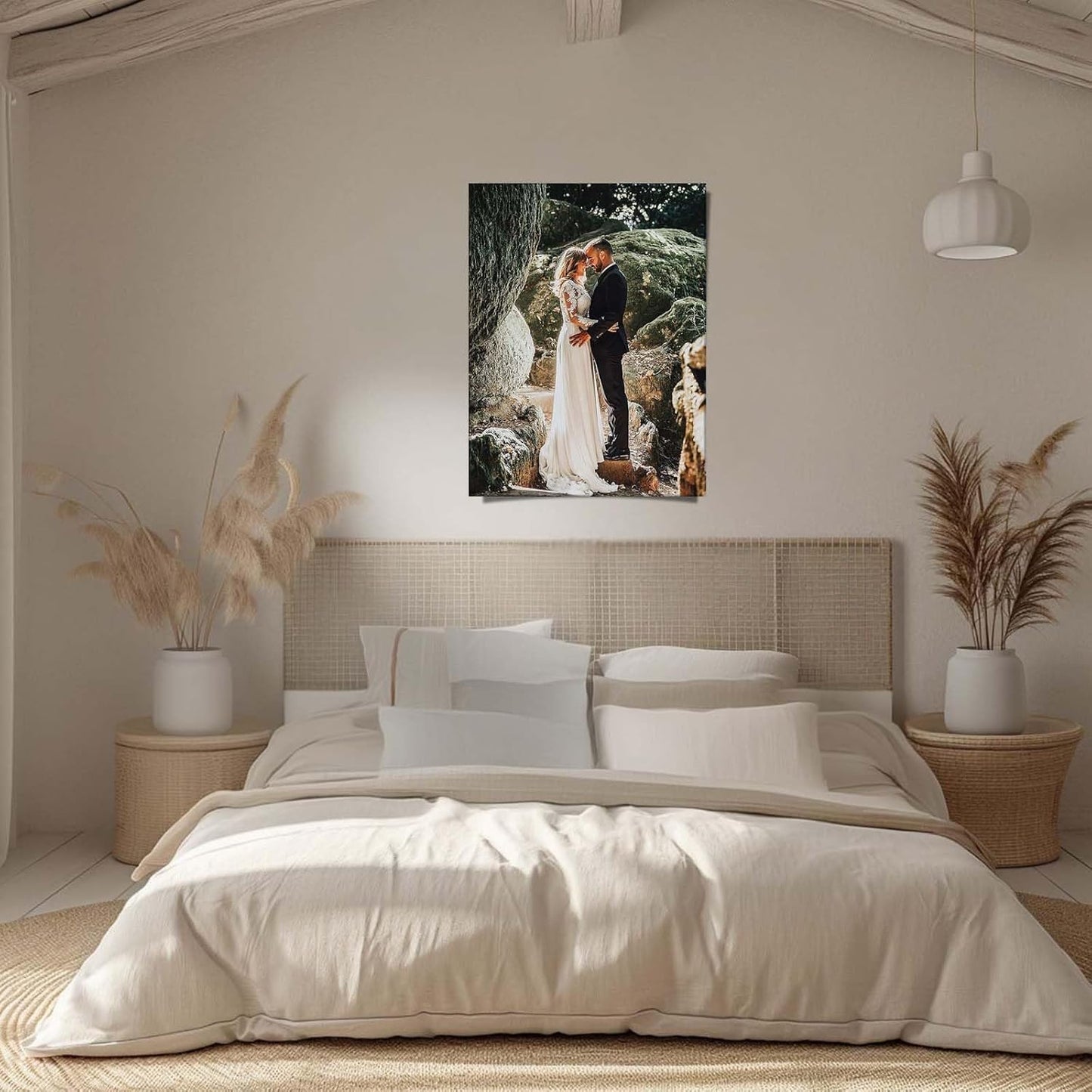 Personalized Custom Canvas Prints: Photo On Canvas (Framed Canvas, 20X24) Transform Your Photos into Stunning Framed Wall Art Digitally Printed Photo To Canvas Ideal for Home Decor