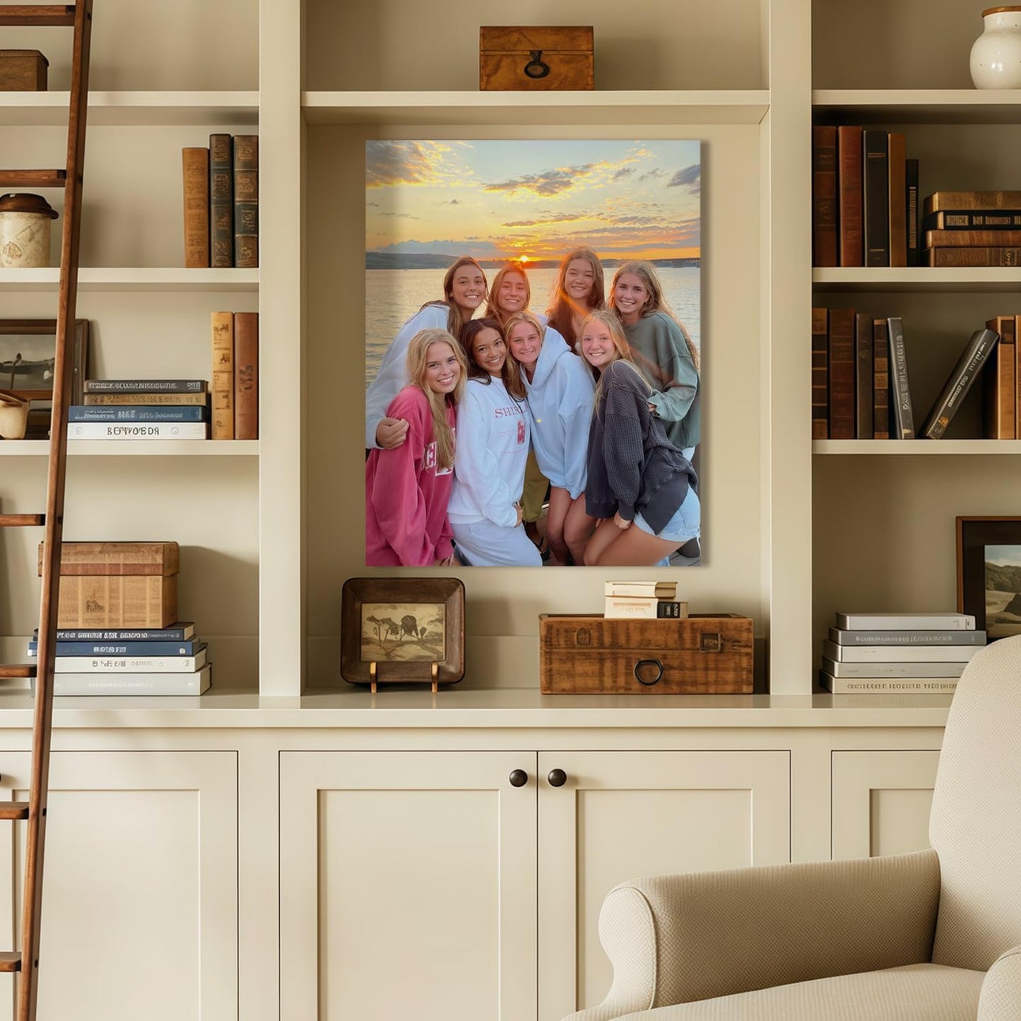 Canvas Prints With Your Photos, Custom Poster On Canvas (Unframed 22x28) Transform Your Photos Into Stunning Framed Wall Art Digitally Printed Photo To Canvas Ideal For Home Decor Gifts Keepsakes