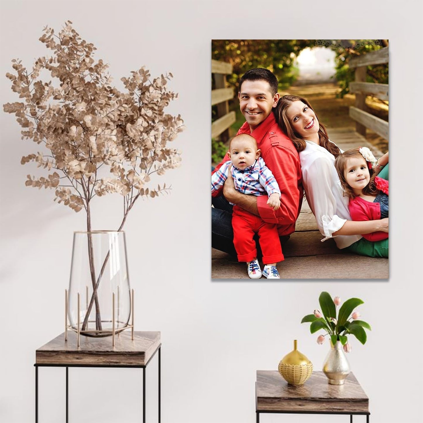 GZZFXXD Personalized Custom Canvas Prints 12''x18'' with Your Photo/your Image Large Wallart Wall Decor for Bedroom Dining room Living room Children's room(Unframed)