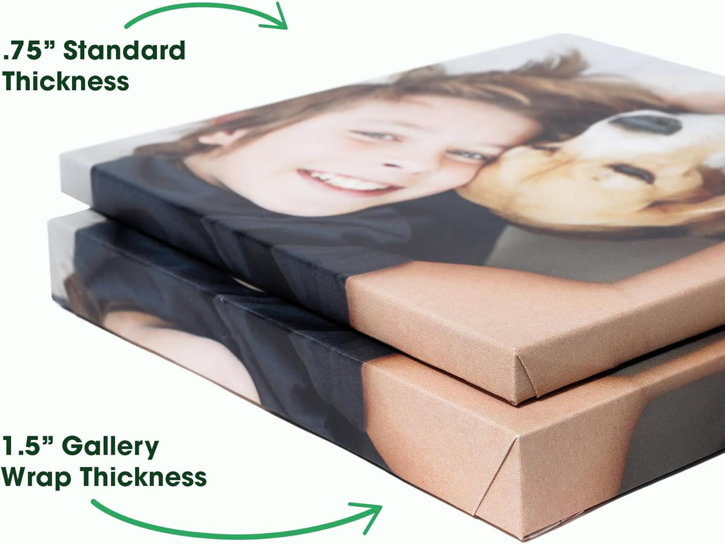 BuildASign Custom Canvas Prints with Your Photos – Personalized Picture To Canvas Wall Art, Perfect for Home Decor, Gifts & Keepsakes, Ready to Hang (24" L x 36" W x 1.5”D)