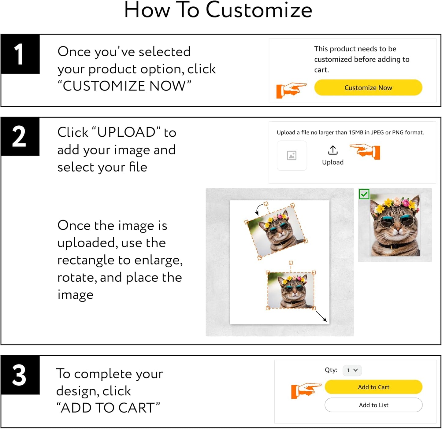 Custom Poster Print, 30x30, Upload Any Photos/Images, Personalized Photo Prints, DIY Your Own Poster, Photo to Poster Printing