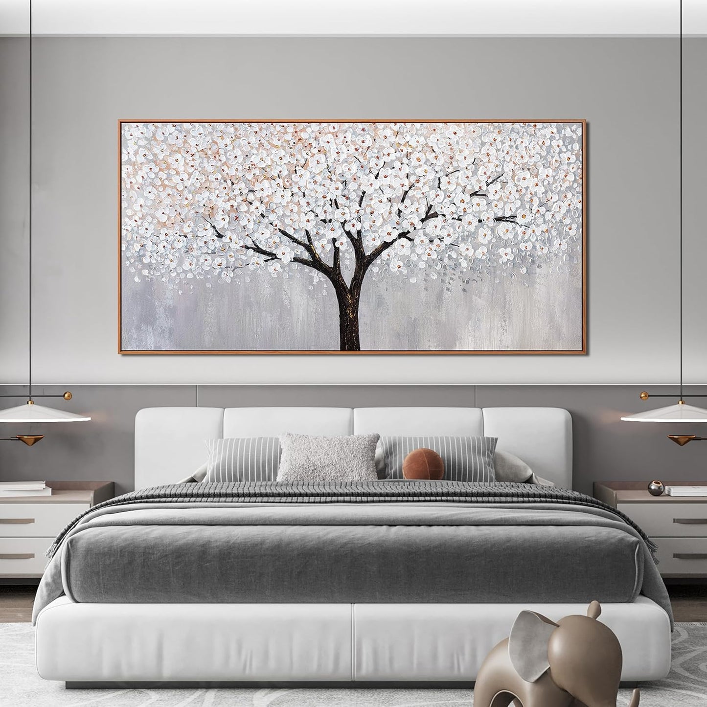 Canvas Wall Art Decor Artwork for Walls Framed Black and White Wall Art Prints Large Tree of Life Wall Art for Living Room Art Work for Wall Decor Bedroom Office Wall Decor 29"X58"