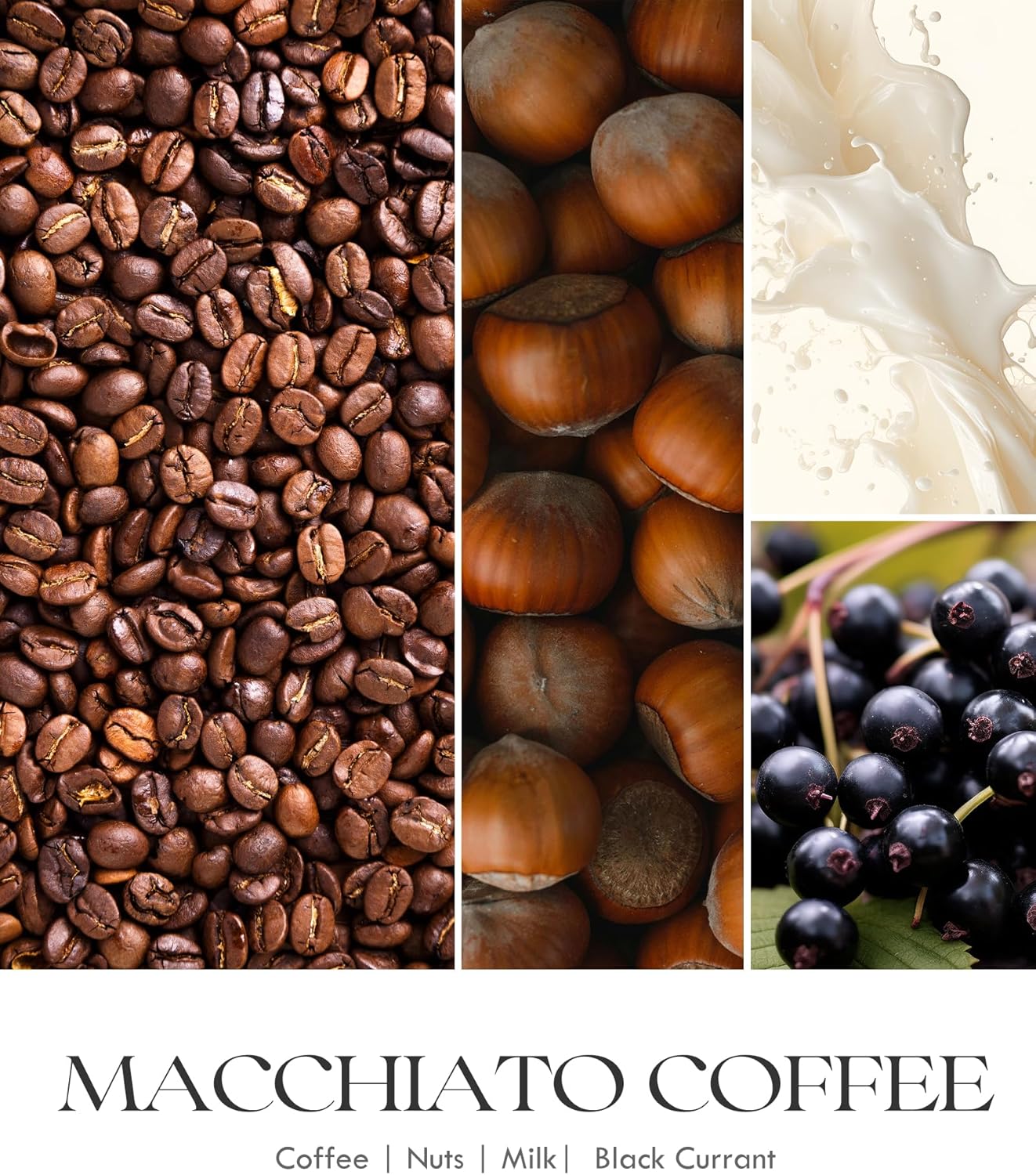 AOOVOO Fresh Coffee Candle - Large Scented Soy Wax Aromatherapy Candle, 22oz