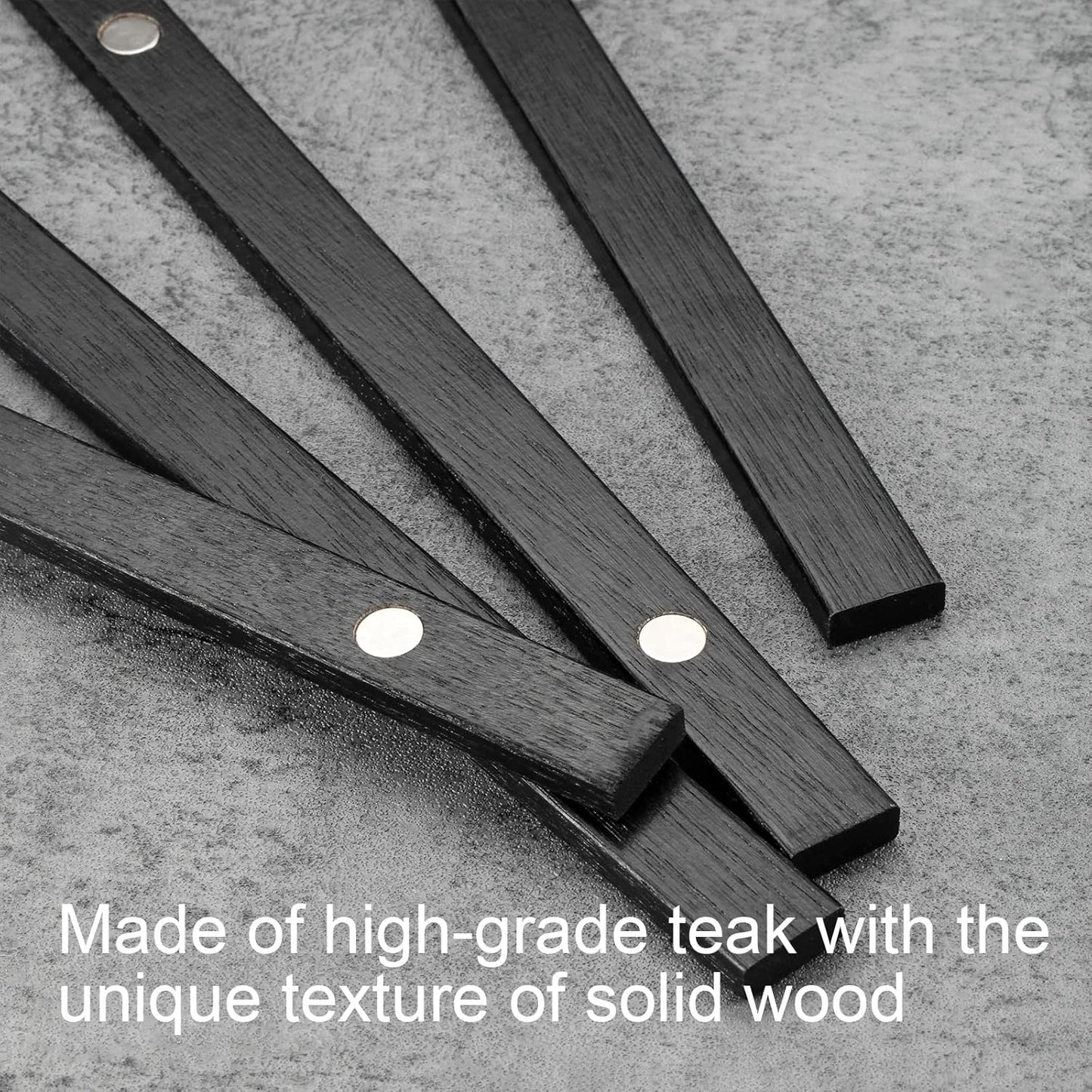 Magnetic Poster Hanger Frame, 28x22 28x40 28x30 Teak Wood Magnet Poster Frame for Posters, Prints, Photos, Pictures, Maps, Scrolls, and Canvas Artwork(Black, 28")