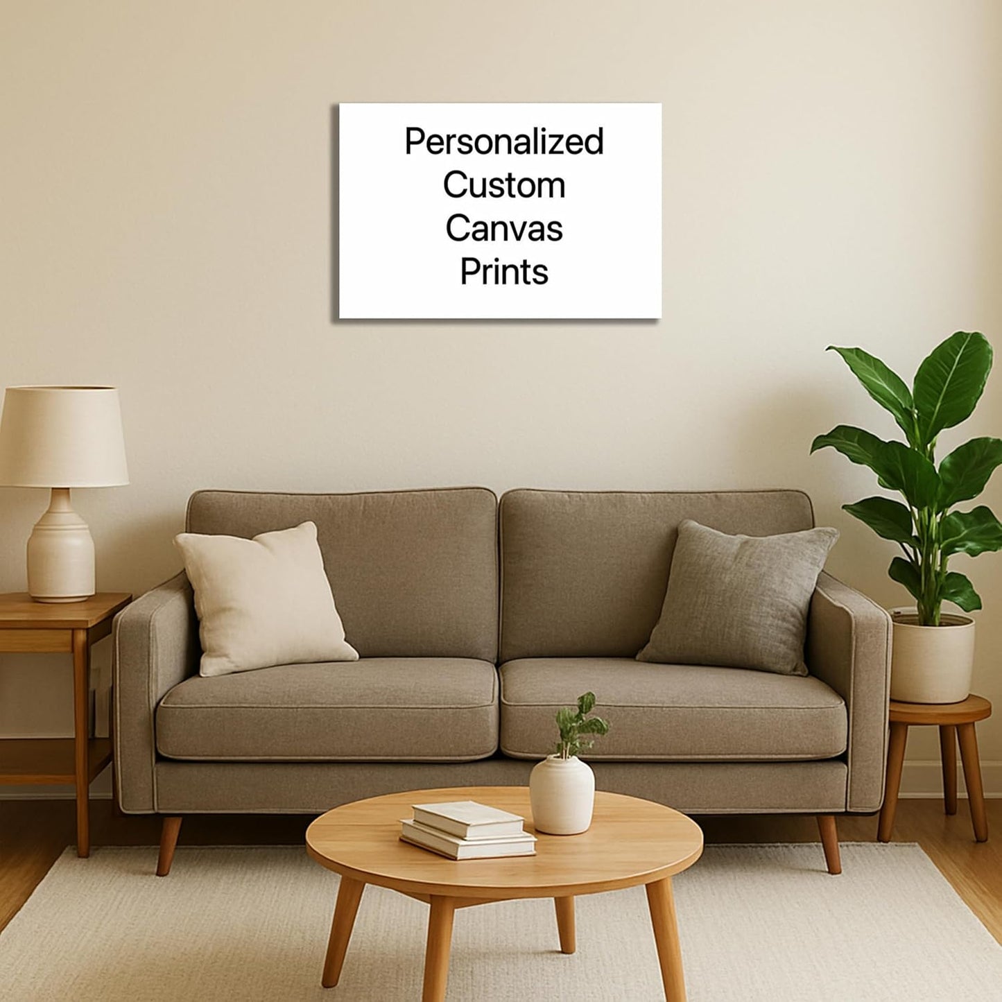 Personalized Custom Poster Prints: 20L x 30W Photo On Canvas Transform Your Photos into Stunning Unframed Wall Art Digitally Printed (20L x 30W, Unframed)