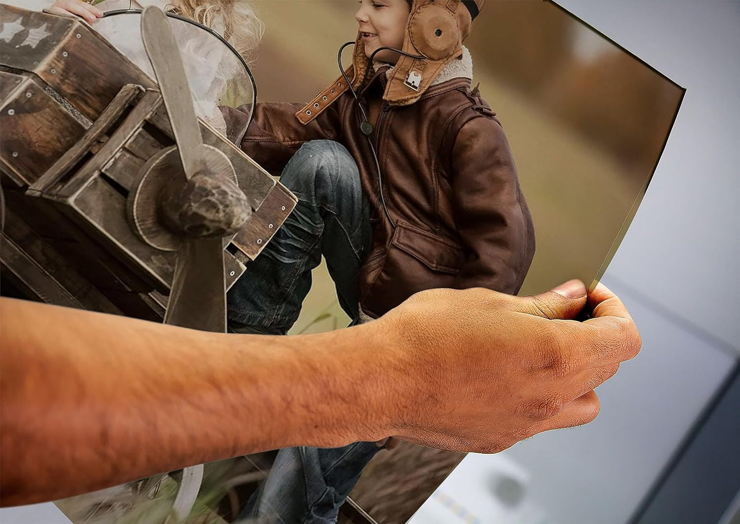 Personalized Custom Canvas Prints: Photo On Canvas (Light Brown, 20X30) Transform Your Photos into Stunning Framed Wall Art Digitally Printed Photo To Canvas Ideal for Home Decor, Gifts Keepsakes.