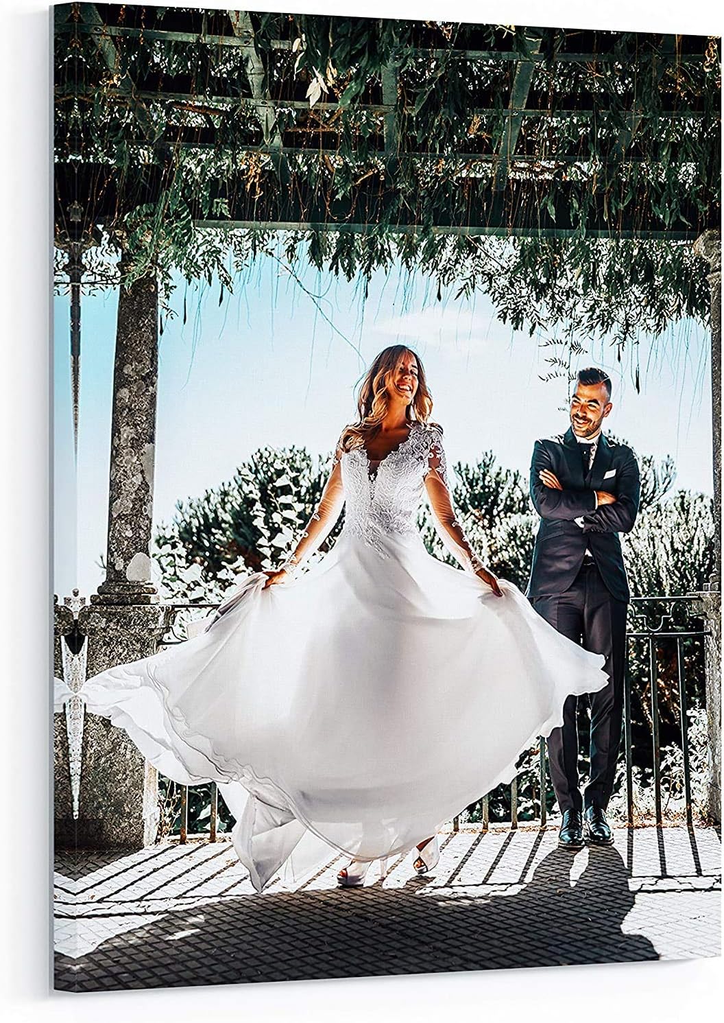 Personalized Custom Canvas Prints: Photo On Canvas (Framed Canvas, 24X24) Transform Your Photos into Stunning Framed Wall Art Digitally Printed Photo To Canvas Ideal for Home Decor