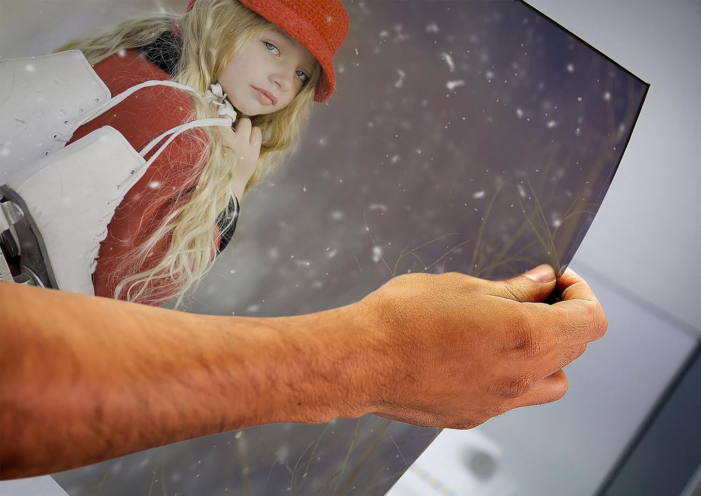 Personalized Custom Canvas Prints: Photo On Canvas (Dark Brown, 8x10) Transform Your Photos into Stunning Framed Wall Art Digitally Printed Photo To Canvas Ideal for Home Decor, Gifts Keepsakes.